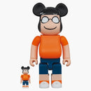 Bearbrick x Peanuts Marcie 100% e 400% Set