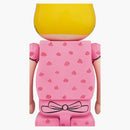 Bearbrick x arašídy Sally Brown 1000% Pink