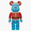 Bearbrick X Pixar Sully Santa and 100% & 400% Set Red