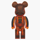 Bearbrick X Porter Black X Skeleton 400% Black