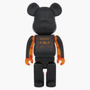 Bearbrick X Porter Black X Skeleton 400% Black