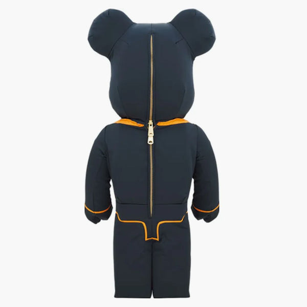 Tannocchia di Bearbrick x Porter 1000% di ferro blu