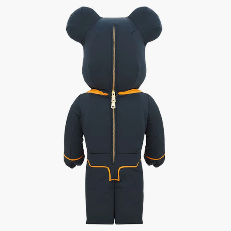 Tannocchia di Bearbrick x Porter 1000% di ferro blu