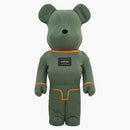 Bearbrick X Porter Tanker 1000% Sage Green