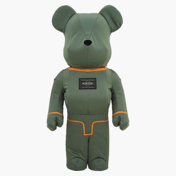 Tannocchia di Bearbrick x Porter 1000% Sage Green