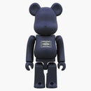 Tannocchia di Bearbrick x Porter 100% e 400% SET Iron Blue