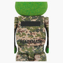 Bearbrick X Readymade X Fcreal Bristol 100% & 400% Set Green Multicolor