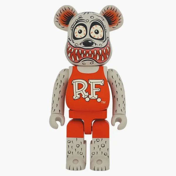 Bearbrick X Rat Fink 1000% Gray Ver.