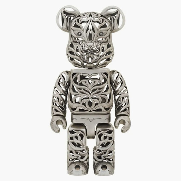 Bearbrick X Royal Selangor Tiger 1000% Silver