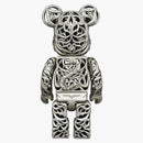 Bearbrick X Royal Selangor Tiger 400% Silver