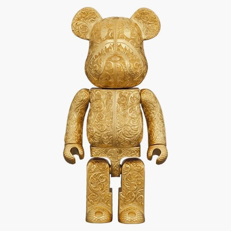 Bearbrick X Royal Selangor X Bape Shark 400% gold