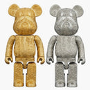 Bearbrick x Royal Selangor X Bape Shark 400% Set Gold/Silver