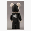 Bearbrick X vio muñecas brillo en la versión oscura 400% negro