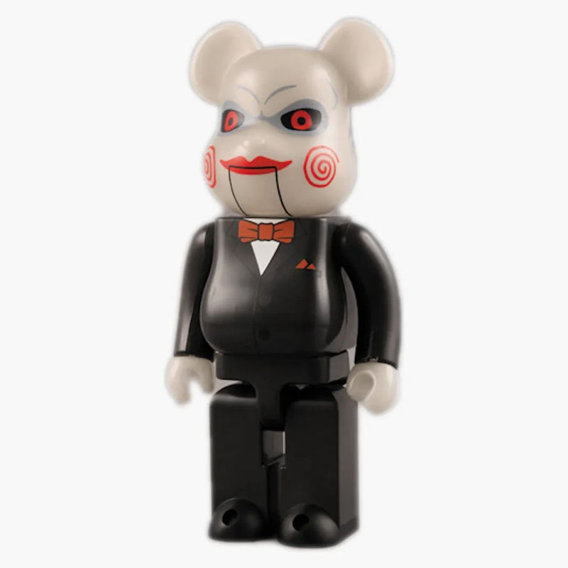 Bearbrick X Saw Doll Glow in the Dark version 400% Black