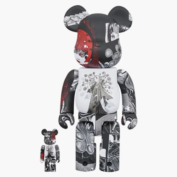 Bearbrick X S'yte X Junji Ito Uzumaki 100% & 400% set