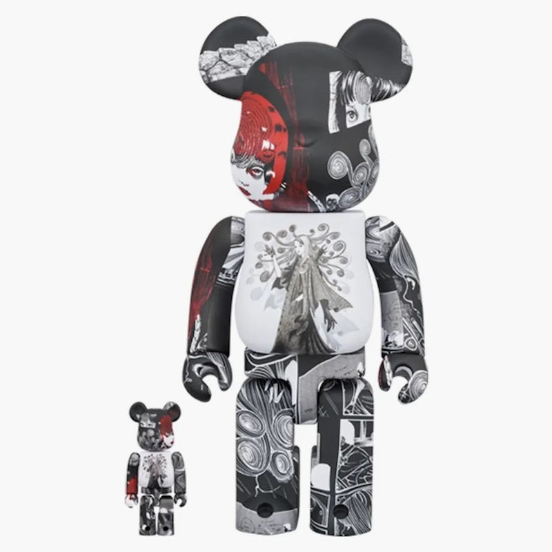 Bearbrick x s'yte x junji ito uzumaki 100% a 400% sada