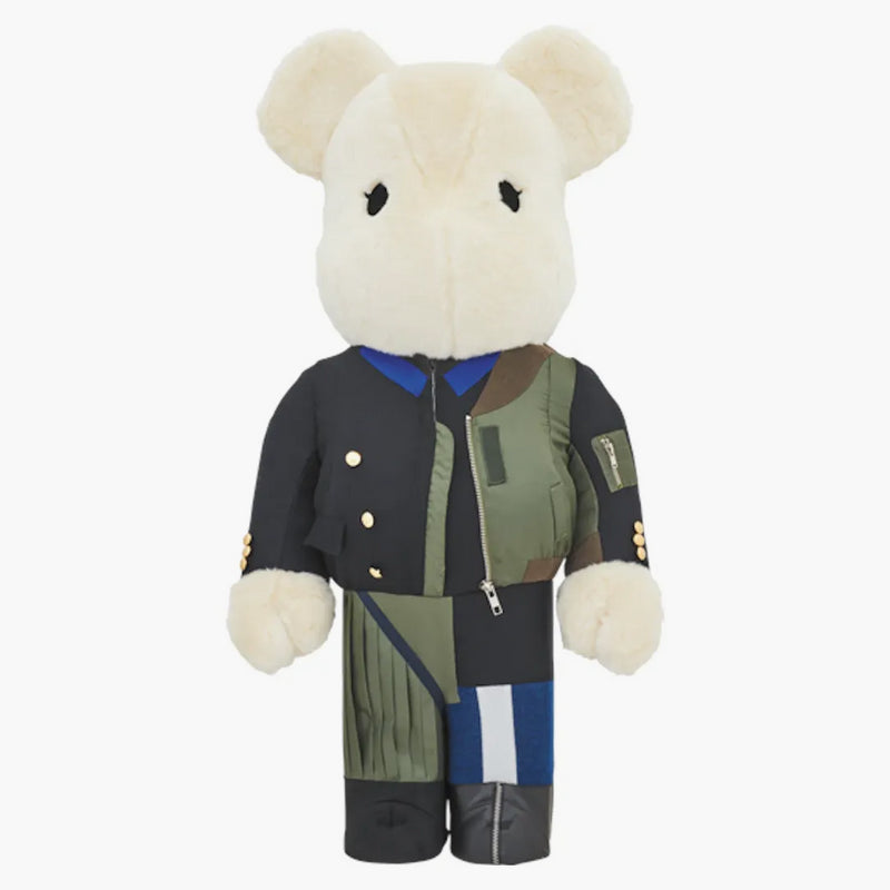Bearbrick x sacai aw18 versione 1000% multi