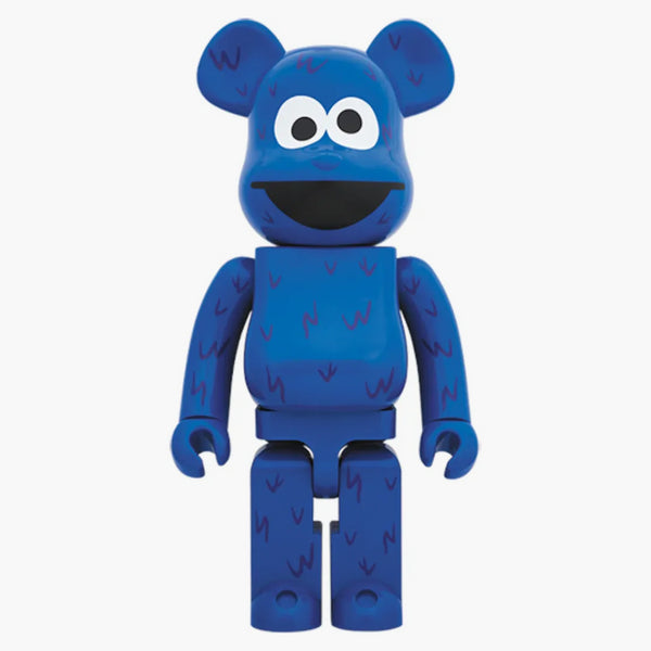 Bearbrick x Sesame Street Cookie Monster 1000% blu