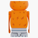 Bearbrick X Sesame Street Oscar the Grouch (původní oranžová pro ver.) 1000%
