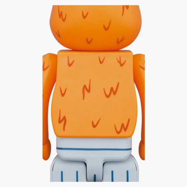 Bearbrick X Sesame Street Oscar the Grouch (the original orange for ver.) 100% & 400% set