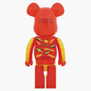 Bearbrick x sex pistols clear version 1000% orange