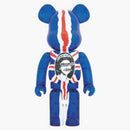 Bearbrick x sex pistols God save the queen clear version 1000% Multi