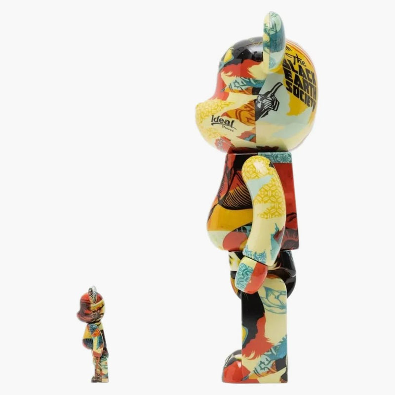 Bearbrick X Shepard Fairey Obey Designercon 2022 Exclusive 100% & 400% Set