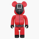 Bearbrick X Squid Game Guard (cuadrado) 1000%
