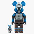 Bearbrick X Star Wars Bo-Katan Kryze (The Mandalorian Ver.) 100% & 400% set
