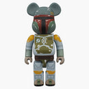 Bearbrick x Star Wars Boba Fett 400% verde
