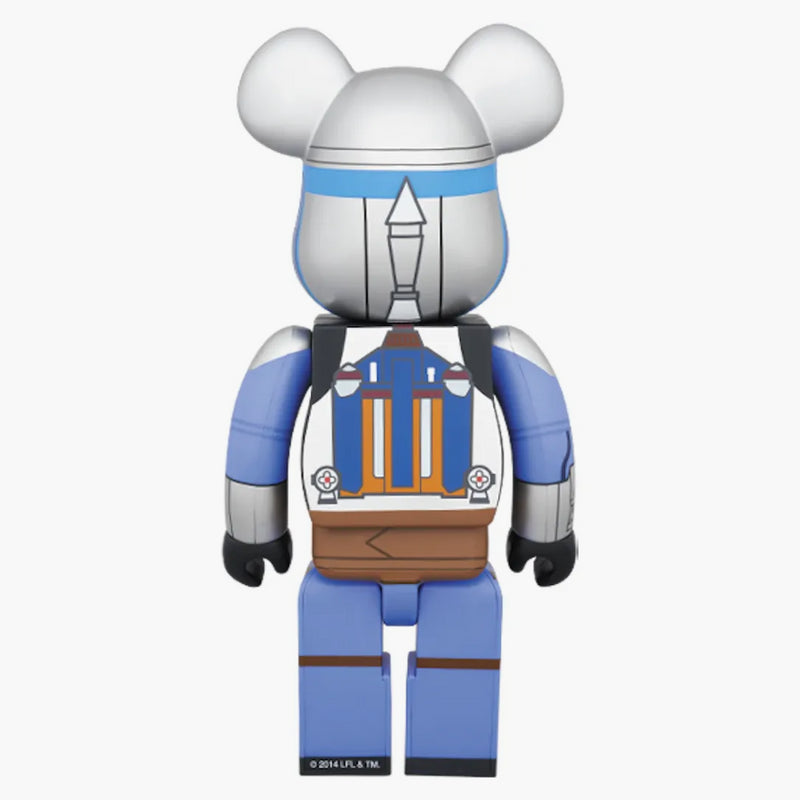Bearbrick x Star Wars Jango Fett 400% Blue/ Silver