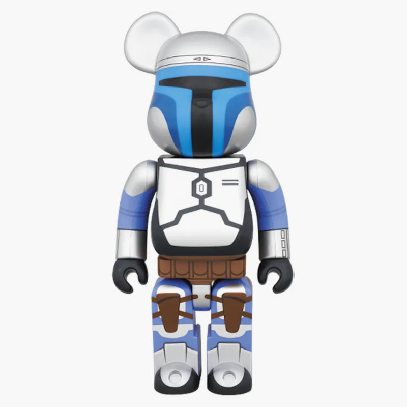 Bearbrick x Star Wars Jango Fett 400% Blue/ Silver