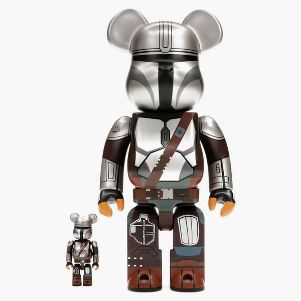 Bearbrick X Star Wars The Mandalorian Beskar Armor 100% & 400% set