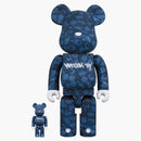 Bearbrick X Stash (Medicom Toy) 100% a 400% sada