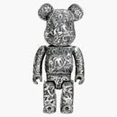 Bearbrick x Steven Harrington X Action City x Royal Selangor Metal 400% Silver
