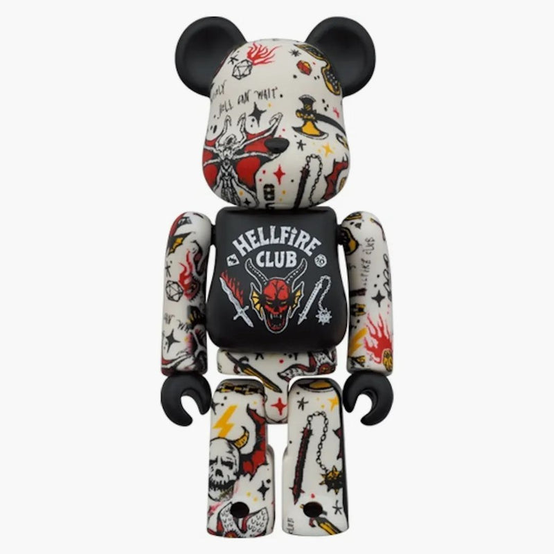 Bearbrick x Stranger Things Hellfire Club 100% & 400% Set