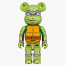 Bearbrick x Teenage Mutant Ninja želvy Donatello 1000% Chrome Ver.