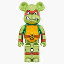 Bearbrick x Teenage Mutant Ninja želvy Raphael Chrome 1000%