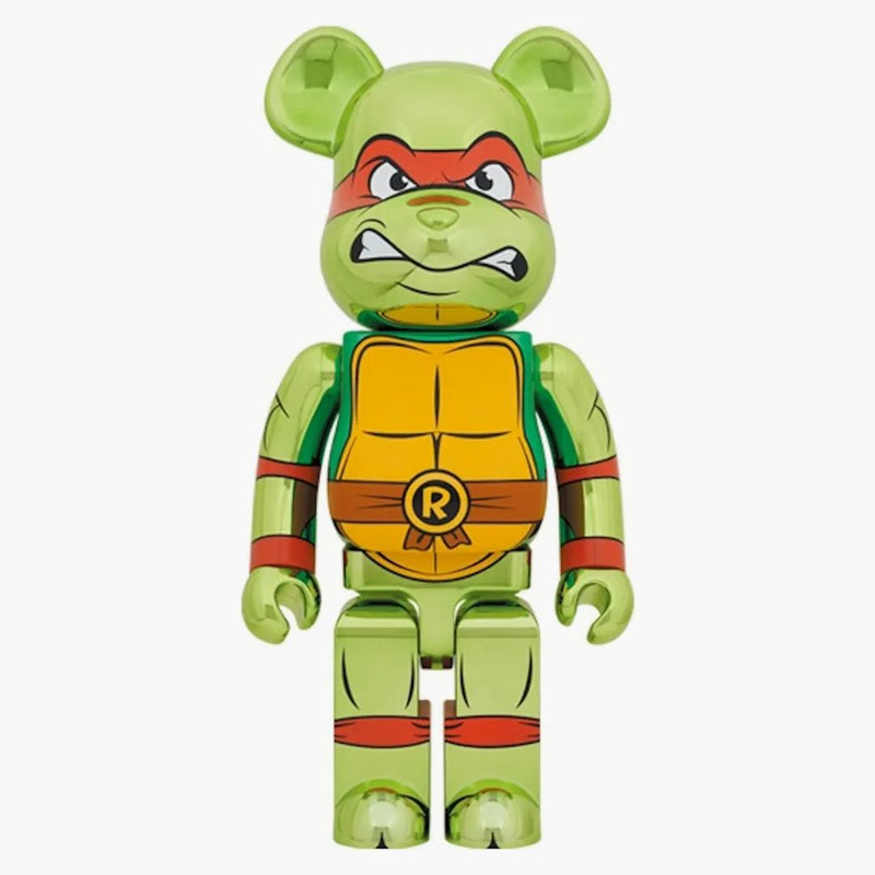 Bearbrick x Teenage Mutant Ninja želvy Raphael Chrome 1000%