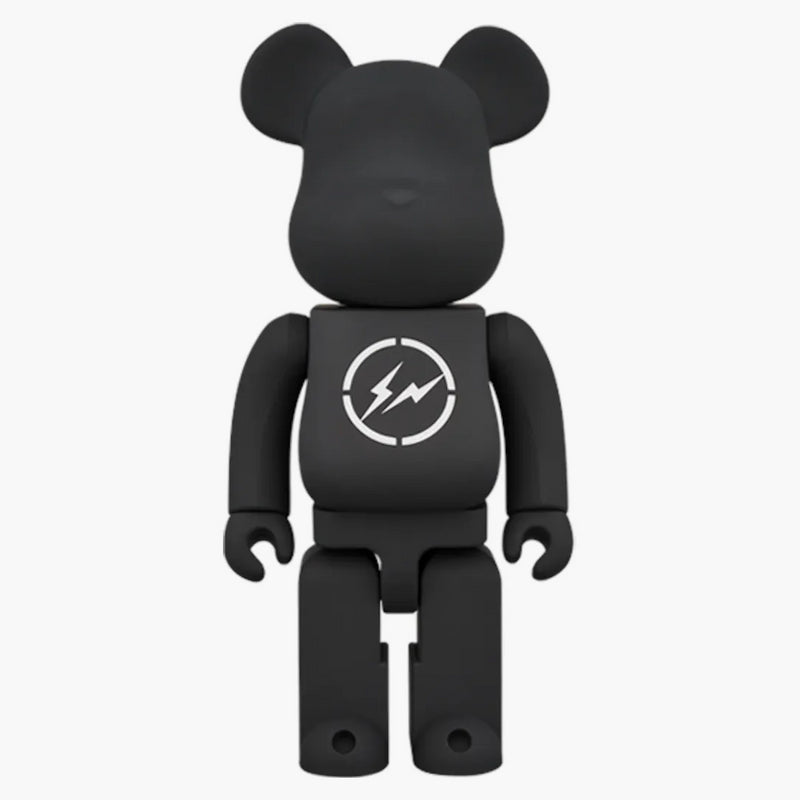 Bearbrick x Fragment ConRime x 400% černá