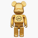 Bearbrick X the conveni x fragment 400% gold