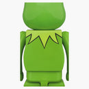 Bearbrick x The Muppets Kermit la rana 1000% verde