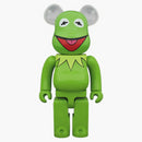 Bearbrick x The Muppets Kermit la rana 1000% verde