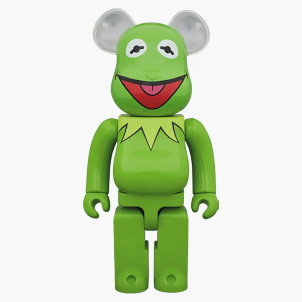 Bearbrick x The Muppets Kermit la rana 1000% verde
