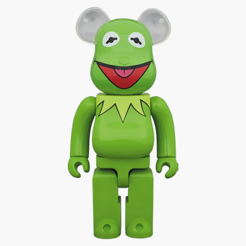 Bearbrick x The Muppets Kermit la rana 1000% verde