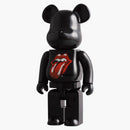Bearbrick x The Rolling Stones 400% Black