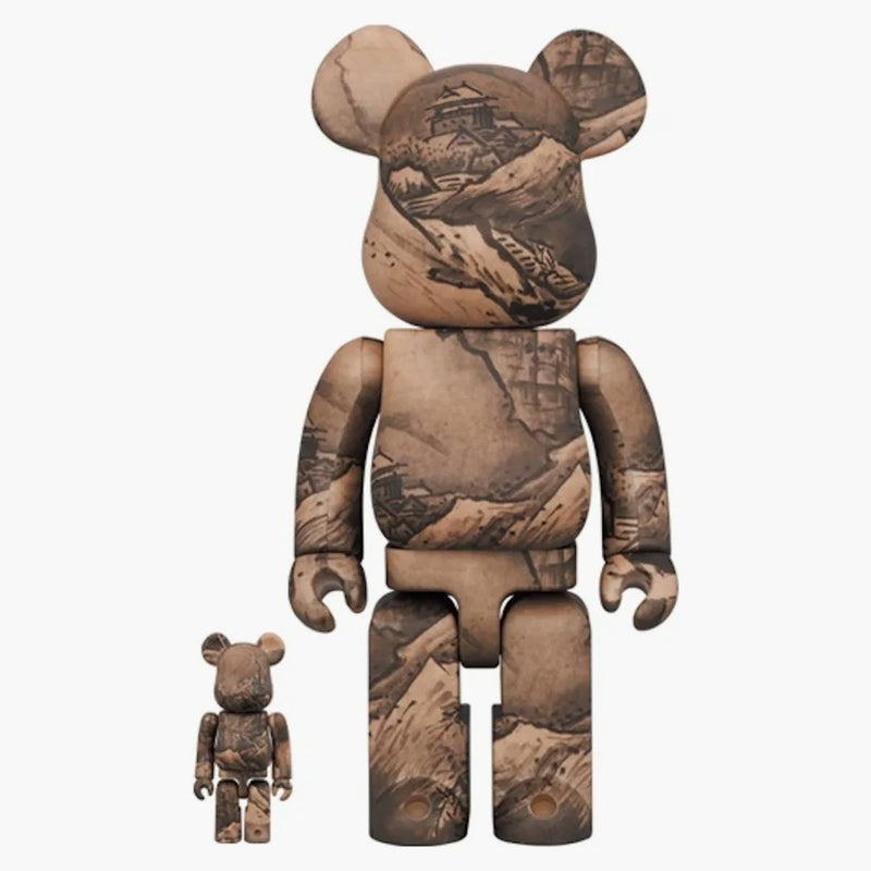 Bearbrick X Tokyo National Museum Sesshu National Treasure (Winter Landscape) 100% & 400% set