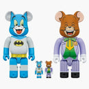 Bearbrick X Tom AS Batman & Jerry As The Joker 100% & 400% set