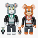 Bearbrick X Tom and Jerry in Hogwarts House Robes 100% & 400% 4-PC set