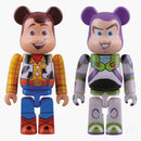 Bearbrick X Toy Story Woody And Buzz Lightyear 100%